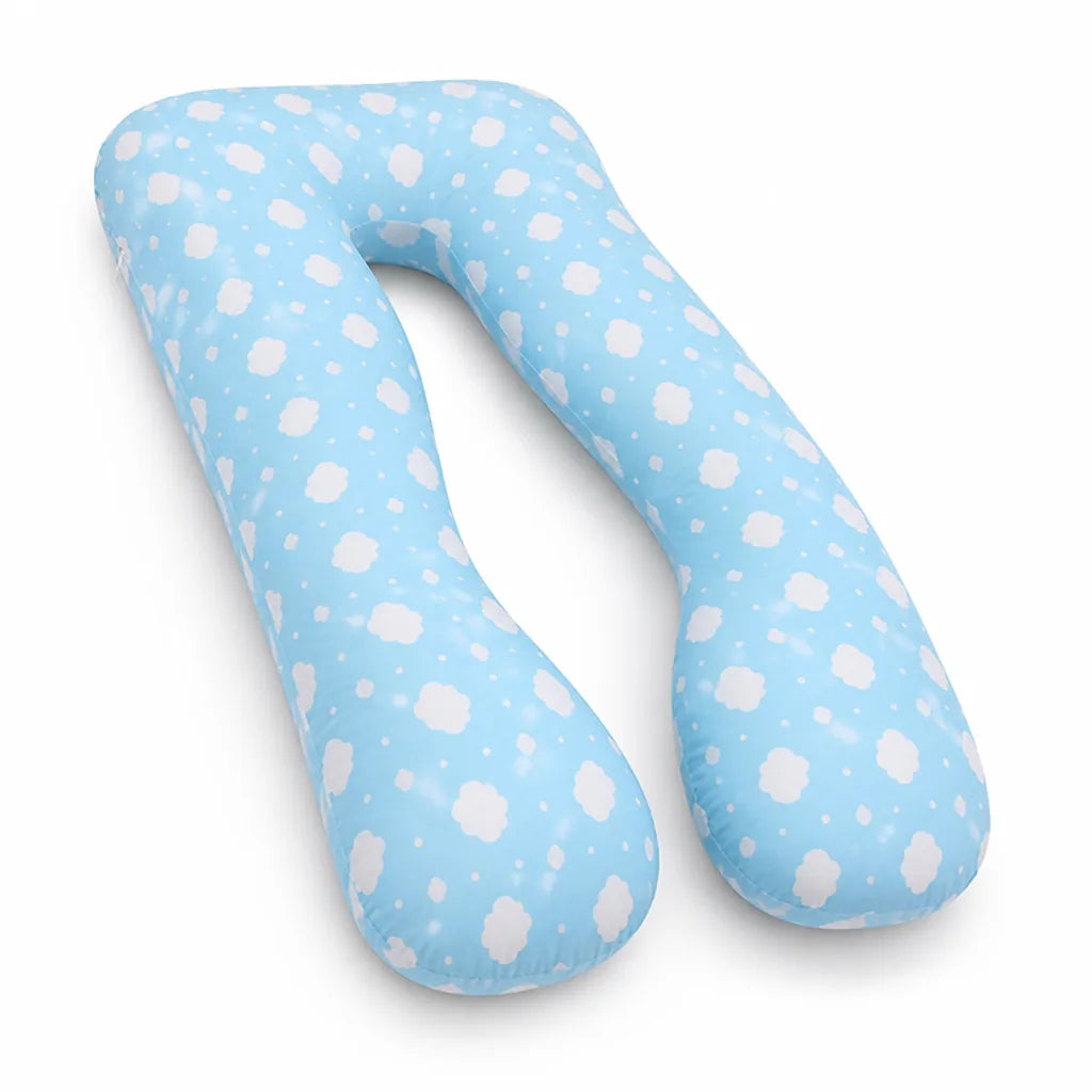 Ergonomic Contoured Side Sleeper Body Pillow (Cotton Cover, Removable & Washable)