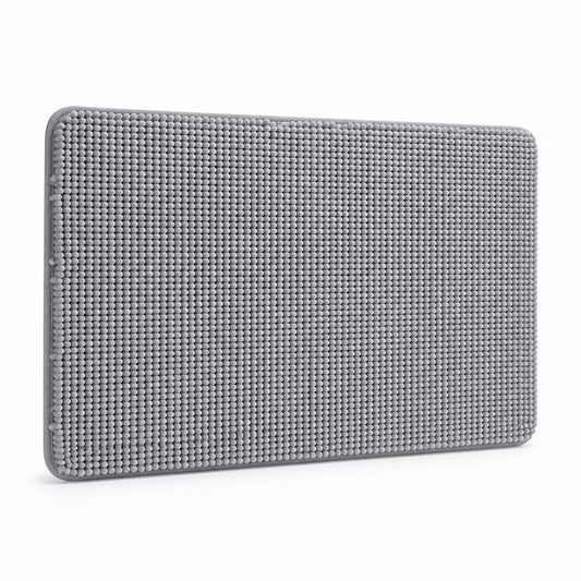 Absorbent Quick-Drying Chenille Bath Mat with Non-Slip Backing