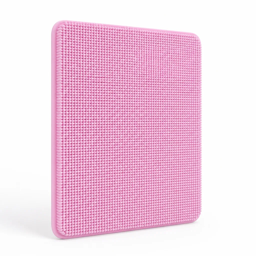 Absorbent Quick-Drying Chenille Bath Mat with Non-Slip Backing