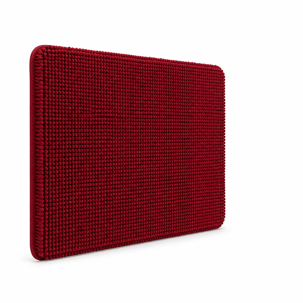 Absorbent Quick-Drying Chenille Bath Mat with Non-Slip Backing