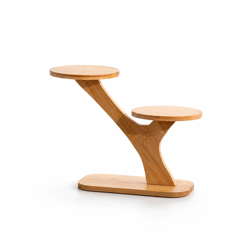 Bamboo Multi-Level Tabletop Shelf