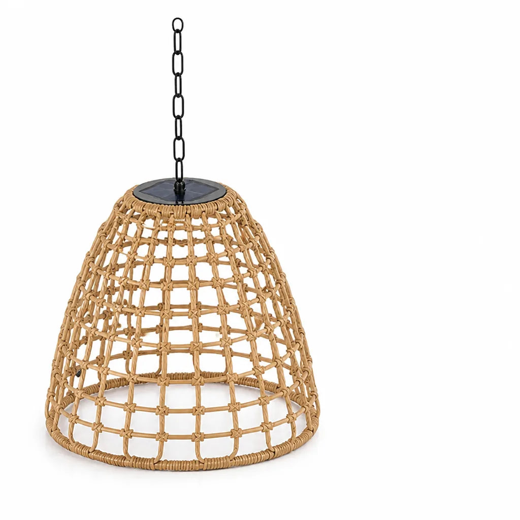 Bell-Shaped Solar Hanging Lamp (Metal Chain, IP65 Waterproof)