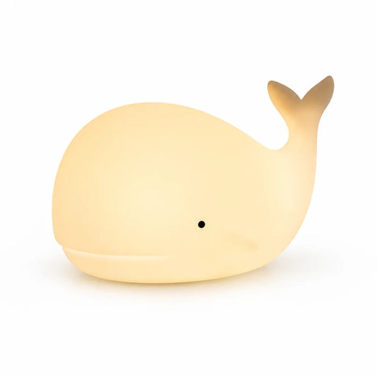 Color-Changing Kids' Whale Night Light (Touch Sensor, USB-Powered)
