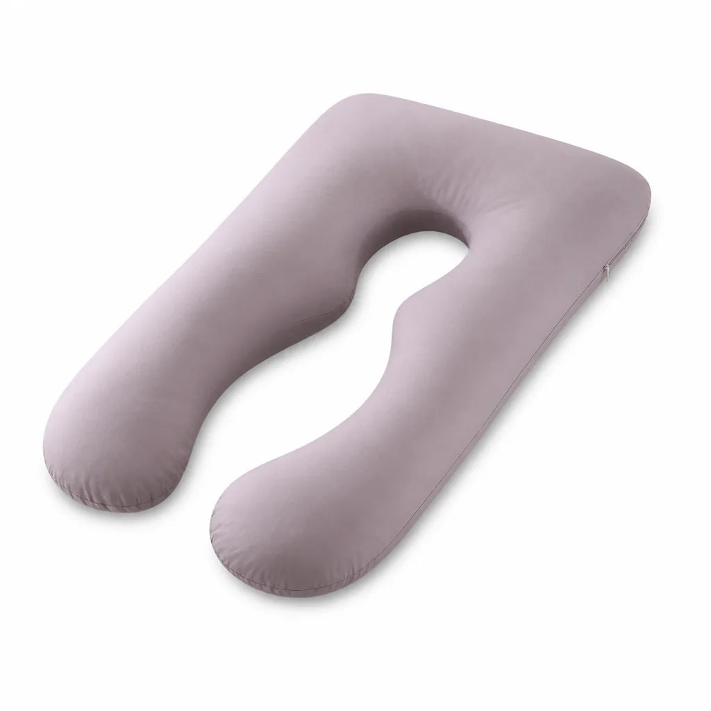 Ergonomic Contoured Side Sleeper Body Pillow (Cotton Cover, Removable & Washable)