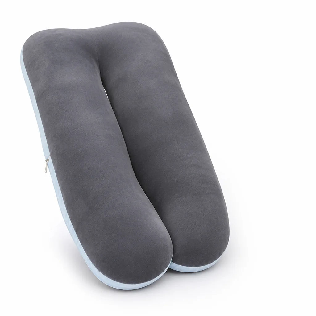 Ergonomic Contoured Side Sleeper Body Pillow (Cotton Cover, Removable & Washable)
