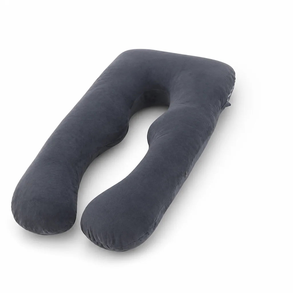 Ergonomic Contoured Side Sleeper Body Pillow (Cotton Cover, Removable & Washable)