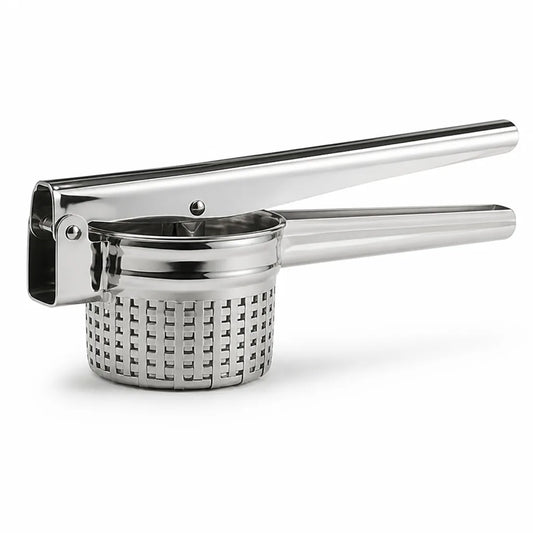 Ergonomic Stainless Steel Potato Masher (Detachable Head, Dishwasher Safe)