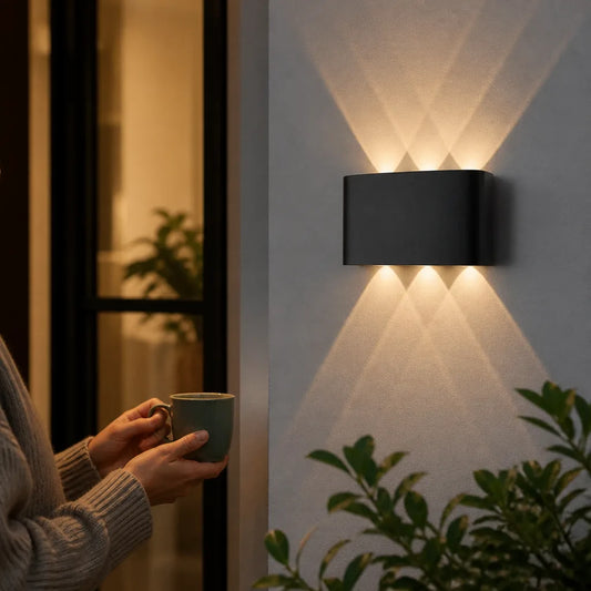 Outdoor Waterproof Aluminum Led Wall Light (Adjustable Beam Angle)