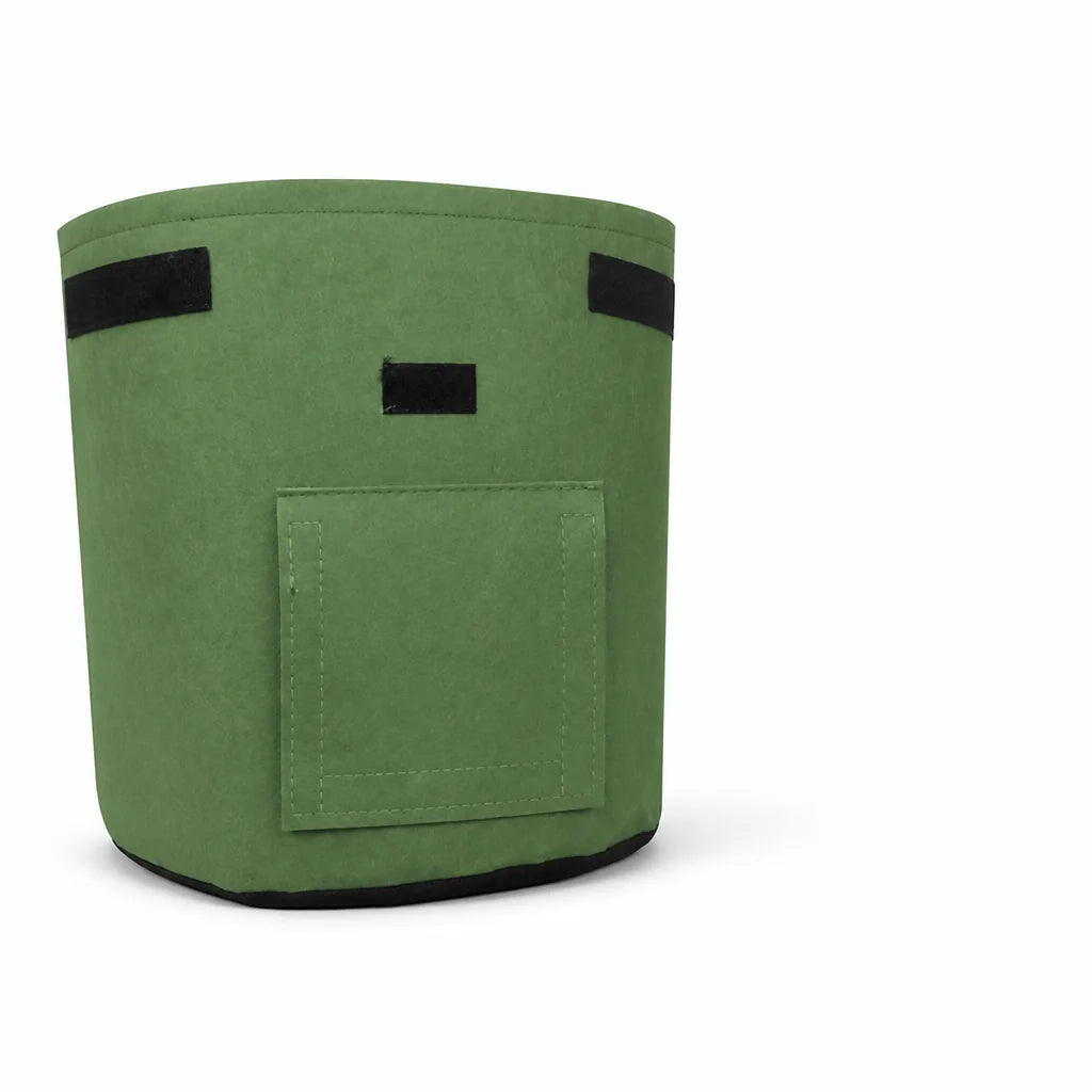 Side Harvest Flap Grow Bag With Reinforced Handles (30 × 30 cm)