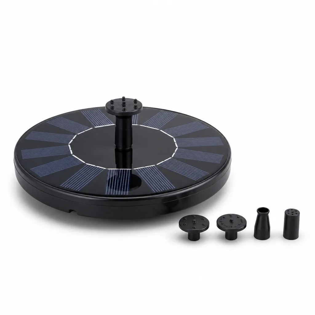 Solar Self-Starting Floating Fountain (Interchangeable Nozzles)
