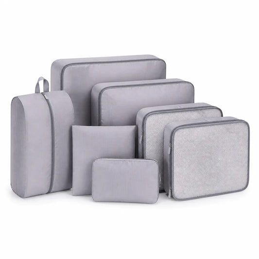 Waterproof Compression Packing Cubes (Set of 7)