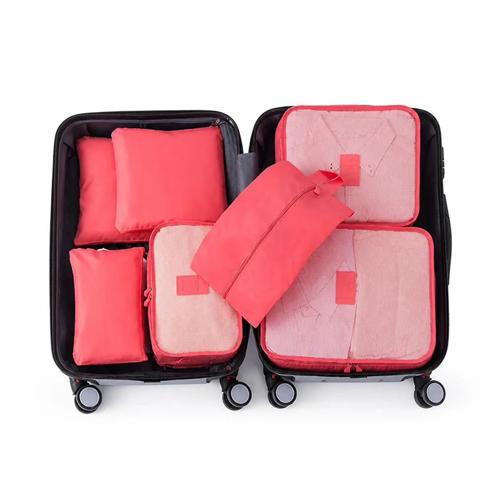 Waterproof Compression Packing Cubes (Set of 7)
